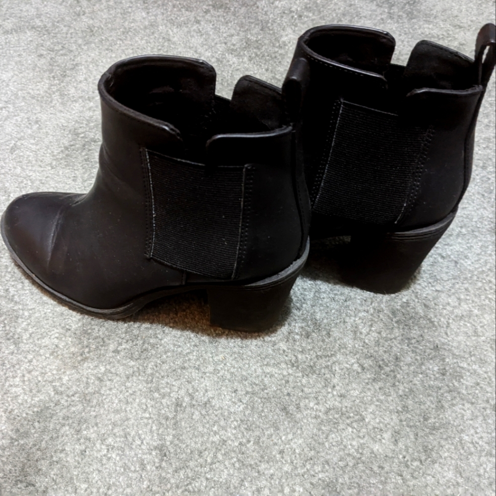 Faux Leather Booties